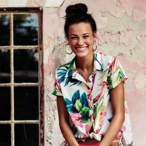 Billabong Crystal Waterfalls Hawaiian Shirt